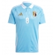 Belgia Youri Tielemans #8 Tricou Fotbal Replică European 2024 Barbati Deplasare